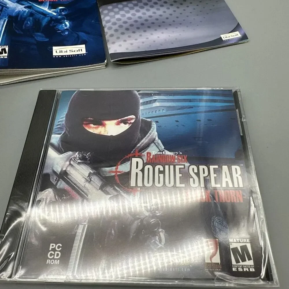 Tom Clancy's Rainbow Six: Rogue Spear Black Thorn 2001 PC Big Box New Opened Box